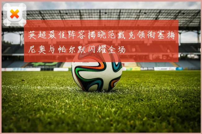 英超最佳阵容揭晓范戴克领衔塞梅尼奥与帕尔默闪耀全场
